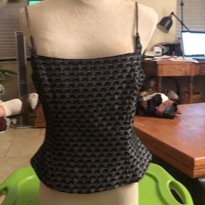 Niki  zippered fitted top size 10